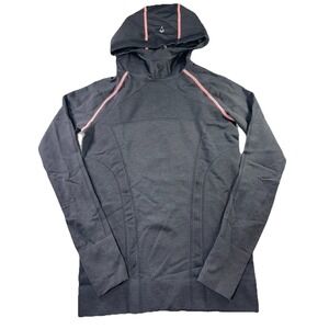 Ivivva by Lululemon Top Fastest Hooded Pullover Seamless Swiftly Tech Girls 12